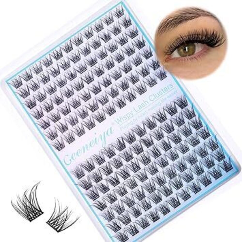Short Lash Clusters Wispy C Curl Eyelash Clusters 10-12Mm Individual Eyelashes